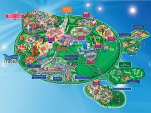 mapa hoteles asociados disneyland paris